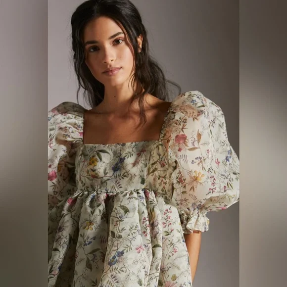 Selkie Wildflower Kilburn Bubble Puff Dress - Picture 2 of 8